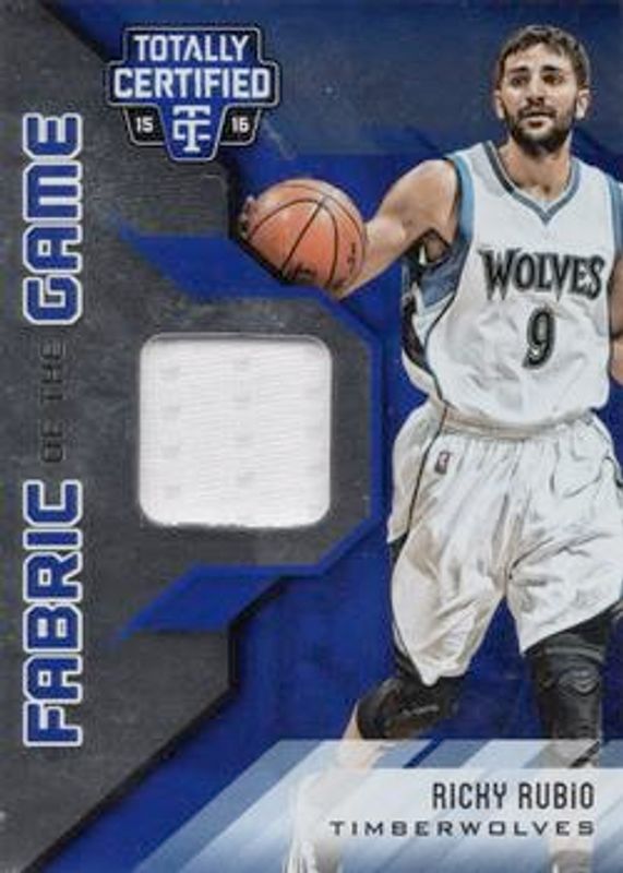2015 Totally Certified #FG-RRU Fabric of the Game Materials - Blue /99