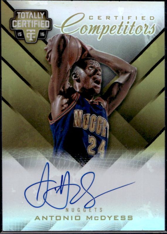 2015 Totally Certified #CCA-AM Certified Competitor Autographs - Mirror Gold /10