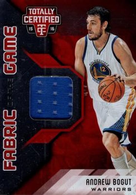 2015 Totally Certified #FG-AB Fabric of the Game Materials - Red /199