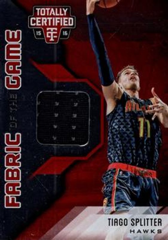 2015 Totally Certified #FG-TS Fabric of the Game Materials - Red /199