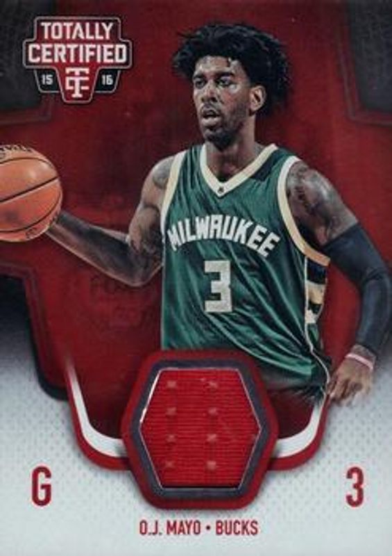 2015 Totally Certified #TCM-OJ Totally Certified Materials - Red /99