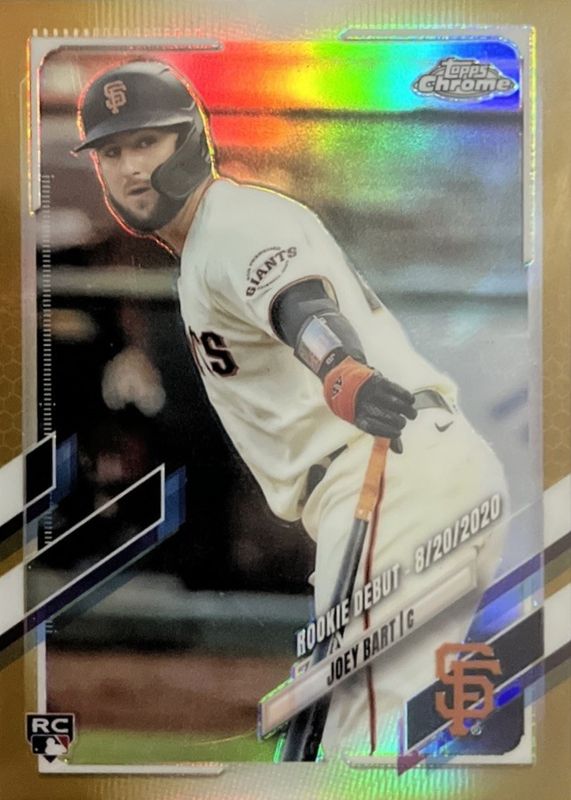 2021 Topps Chrome Update #USC86 Rookie Debut - Gold Refractor /50