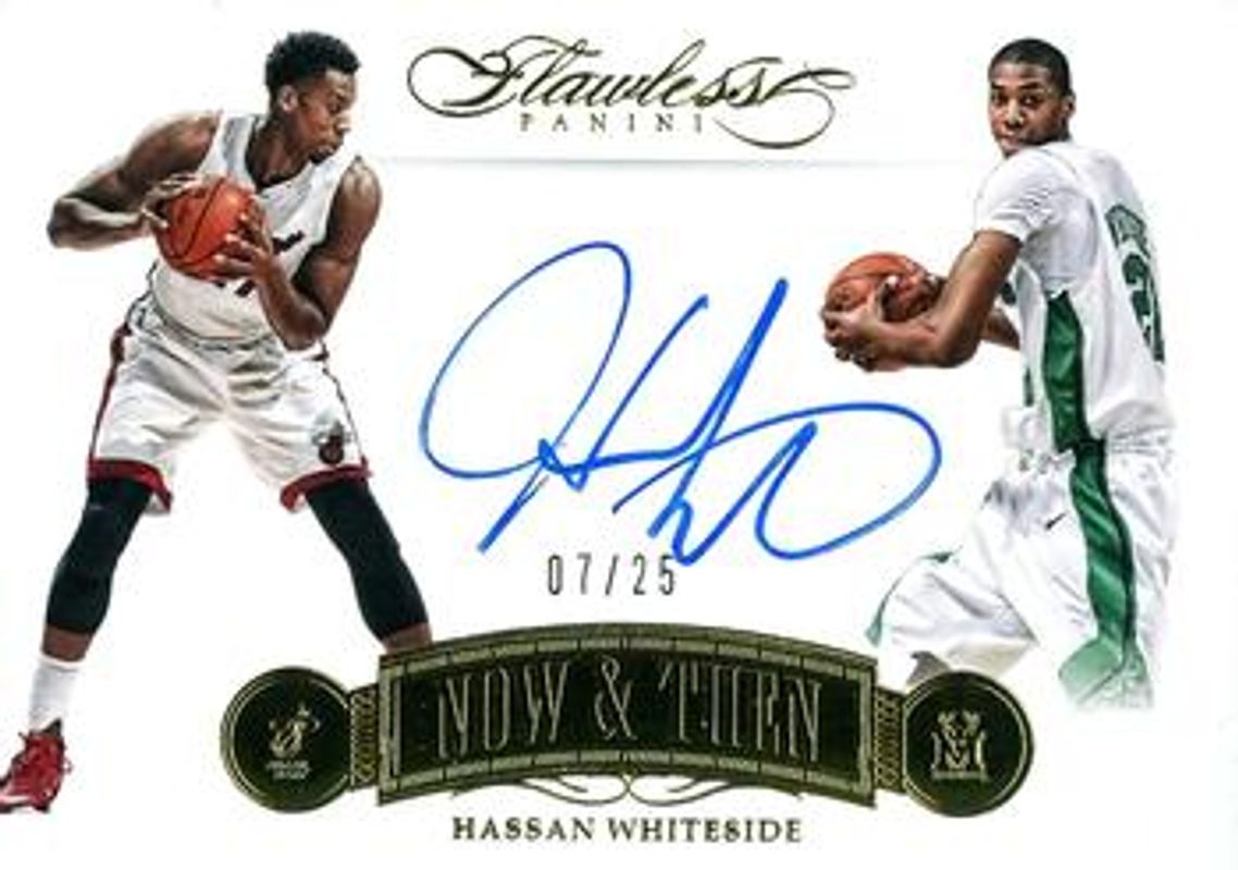 Hassan Whiteside 2015 Flawless #NT-HW Now & Then Signatures /25 RAW