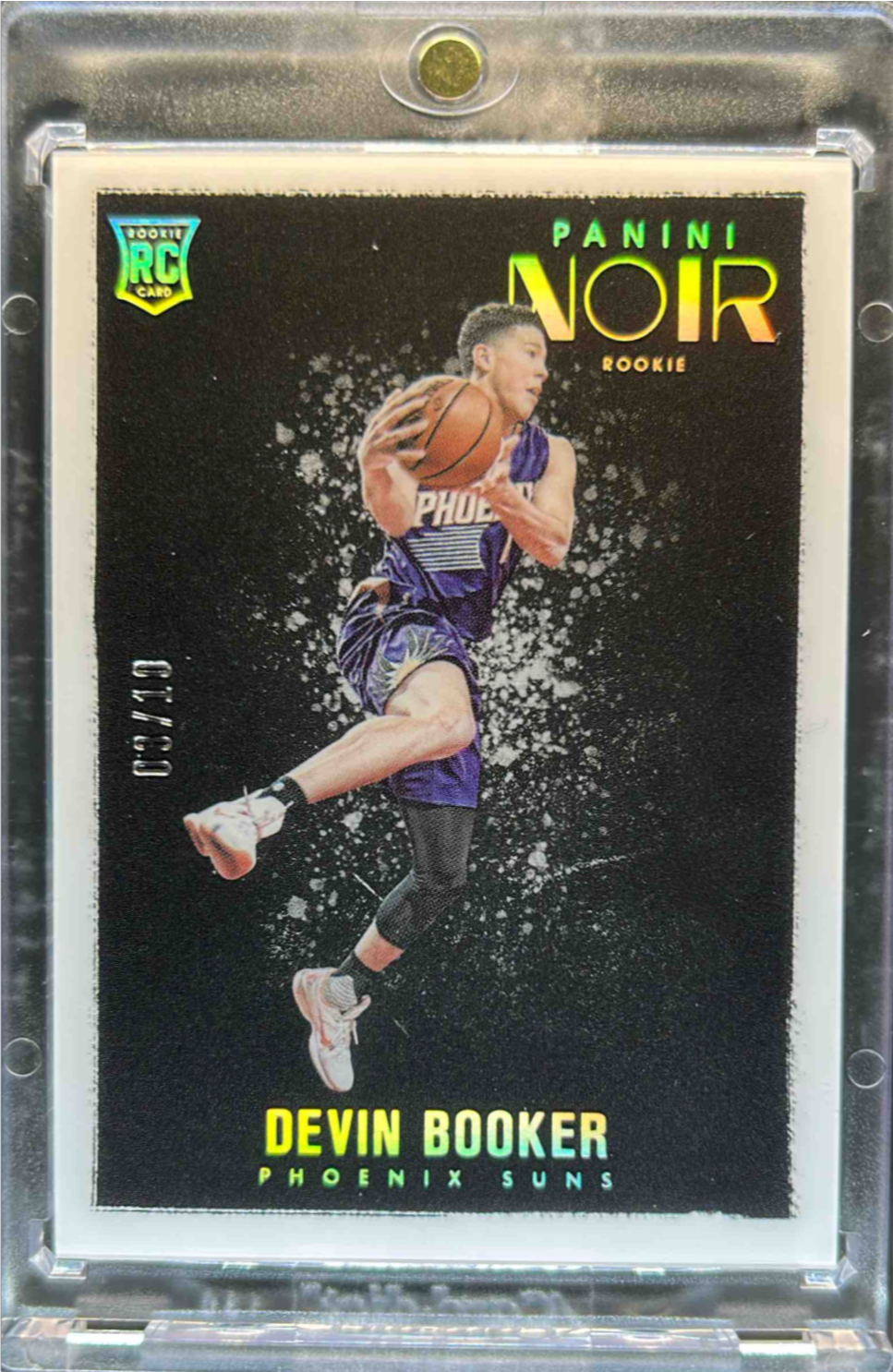Devin Booker 2015 Noir #181 Color Gold /10 Price Guide - Sports 