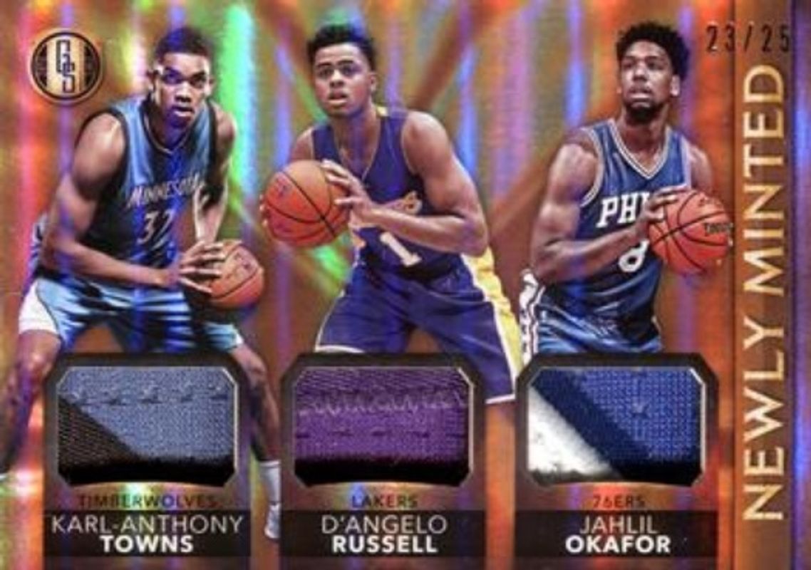 2015 Gold Standard #2 Newly Minted Memorabilia Triples /25