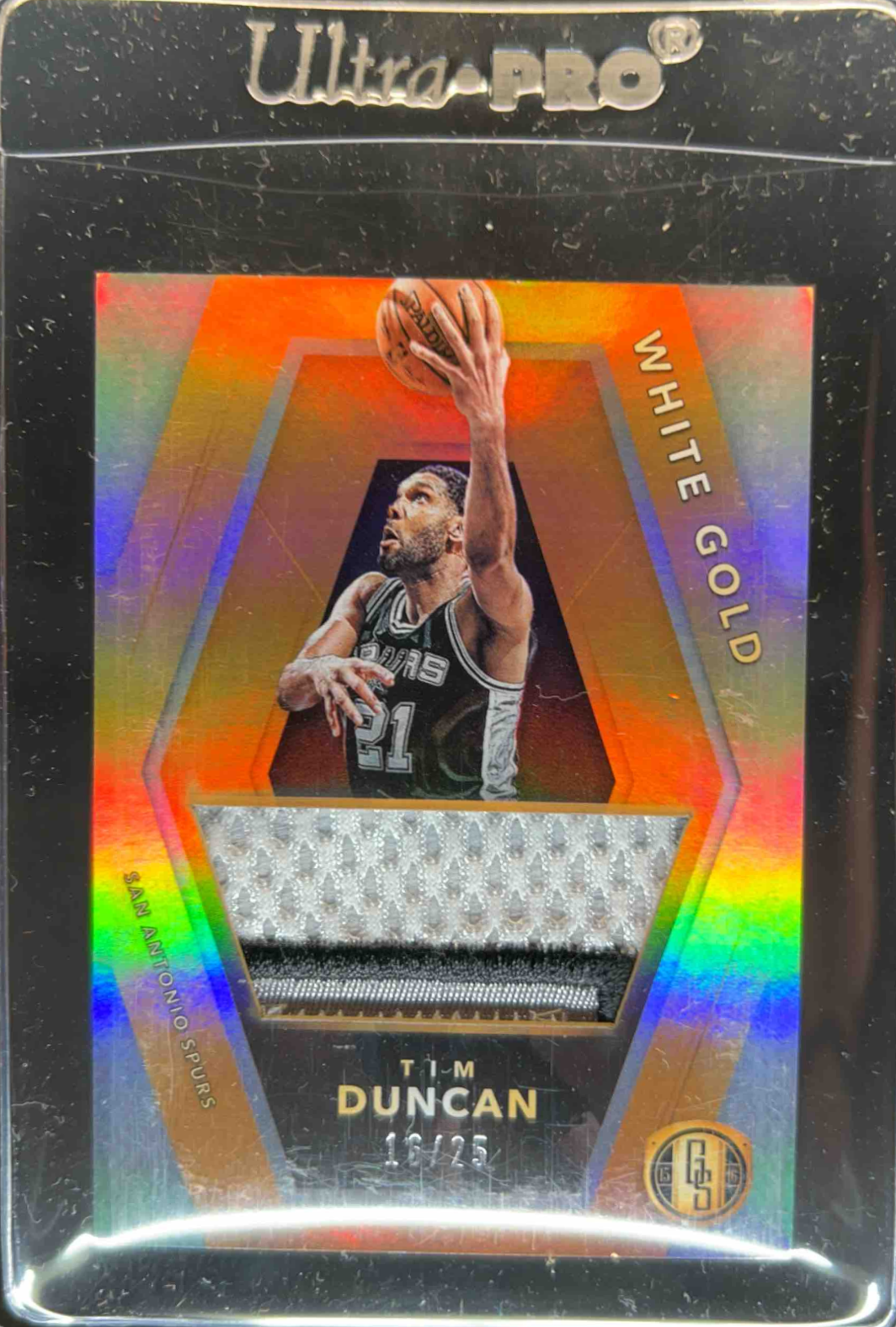 Tim Duncan 2015 Gold Standard #6 White Gold Threads /25 Price Guide ...