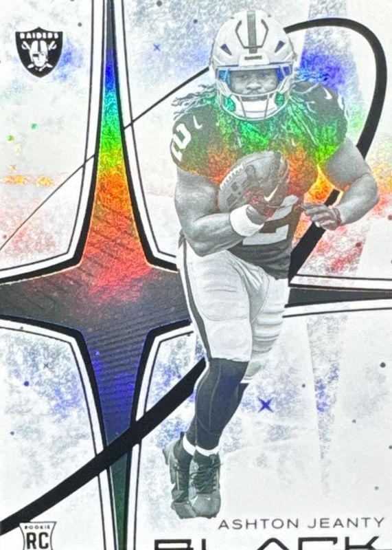 Ashton Jeanty 2025 Black #26 White Night /(SSP) Rookie RAW