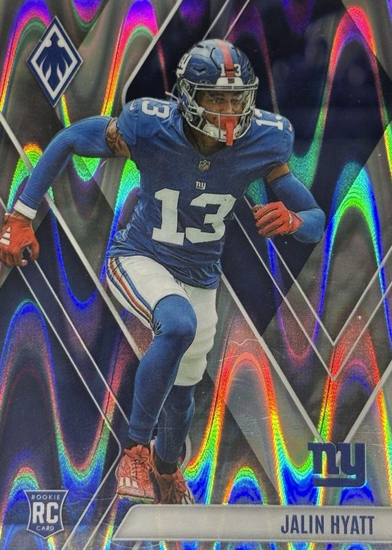 Jalin Hyatt 2023 Phoenix #136 Silver Seismic Rookie RAW