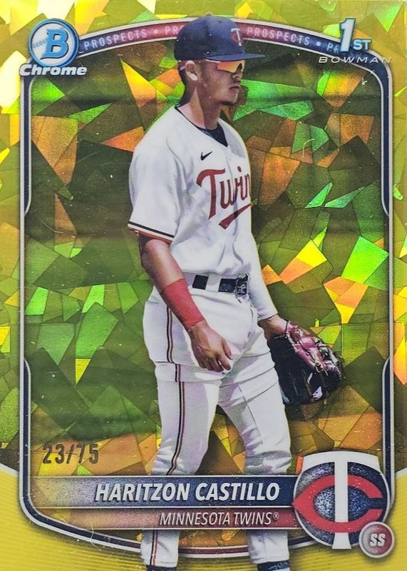 2025 Bowman Chrome Sapphire Edition #BCP-161 Prospects - Yellow /75 (1st)