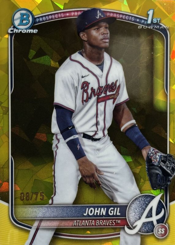 2025 Bowman Chrome Sapphire Edition #BCP-172 Prospects - Yellow /75 (1st)
