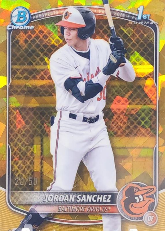 2025 Bowman Chrome Sapphire Edition #BCP-208 Prospects - Gold /50 (1st)