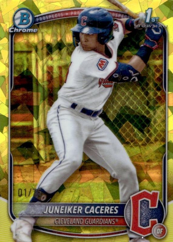 2025 Bowman Chrome Sapphire Edition #BCP-231 Prospects - Yellow /75 (1st)