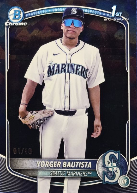 2025 Bowman Chrome Sapphire Edition #BCP-194 Prospects - Black /10 (1st)