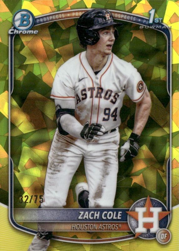 2025 Bowman Chrome Sapphire Edition #BCP-244 Prospects - Yellow /75 (1st)