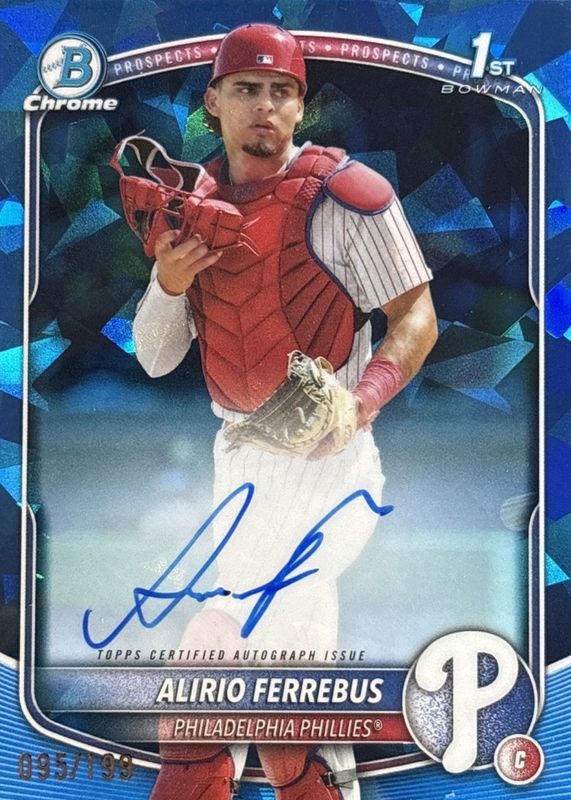 2025 Bowman Chrome Sapphire Edition #CPSA-AF Prospect Auto /199 (1st)