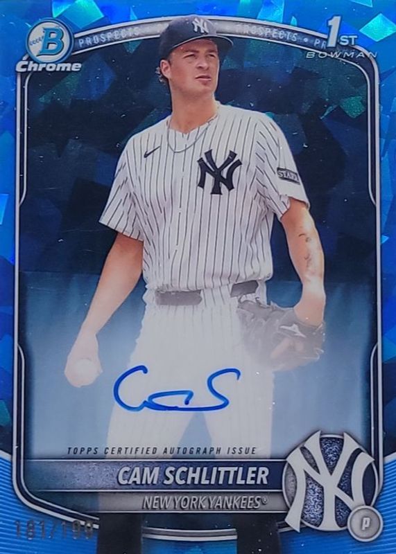 2025 Bowman Chrome Sapphire Edition #CPSA-CS Prospect Auto /199 (1st)