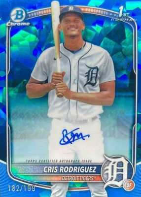 2025 Bowman Chrome Sapphire Edition #CPSA-CR Prospect Auto /199 (1st)
