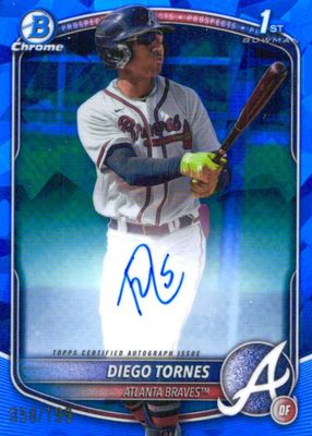 2025 Bowman Chrome Sapphire Edition #CPSA-DT Prospect Auto /199 (1st)