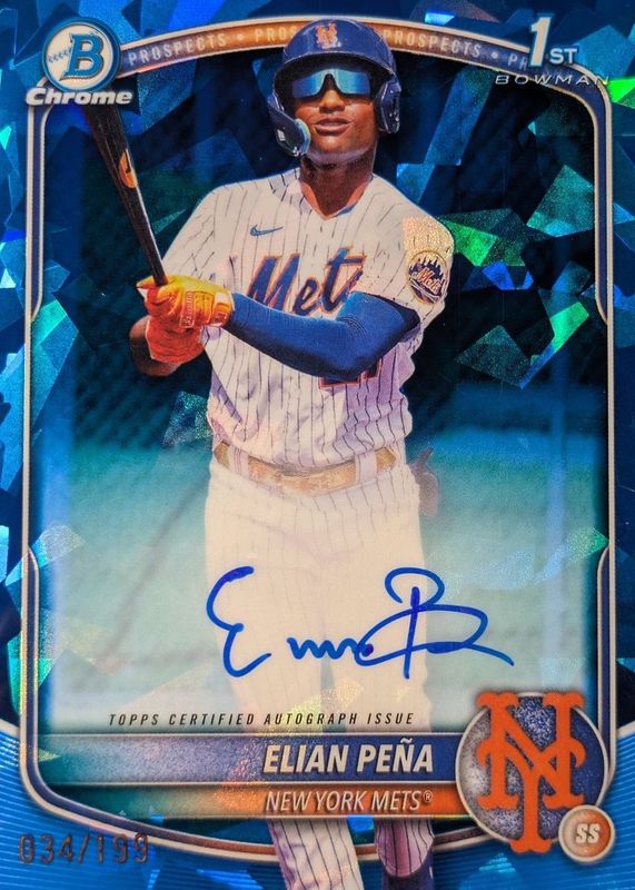2025 Bowman Chrome Sapphire Edition #CPSA-EP Prospect Auto /199 (1st)