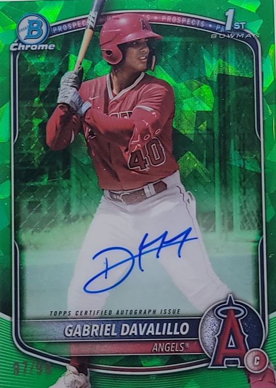 2025 Bowman Chrome Sapphire Edition #CPSA-GD Prospect Auto - Green /99 (1st)