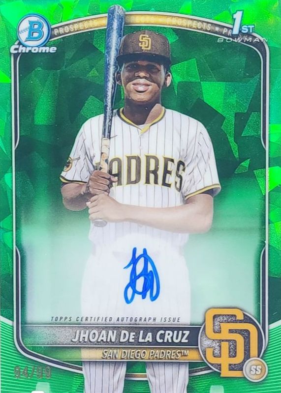 2025 Bowman Chrome Sapphire Edition #CPSA-JD Prospect Auto - Green /99 (1st)