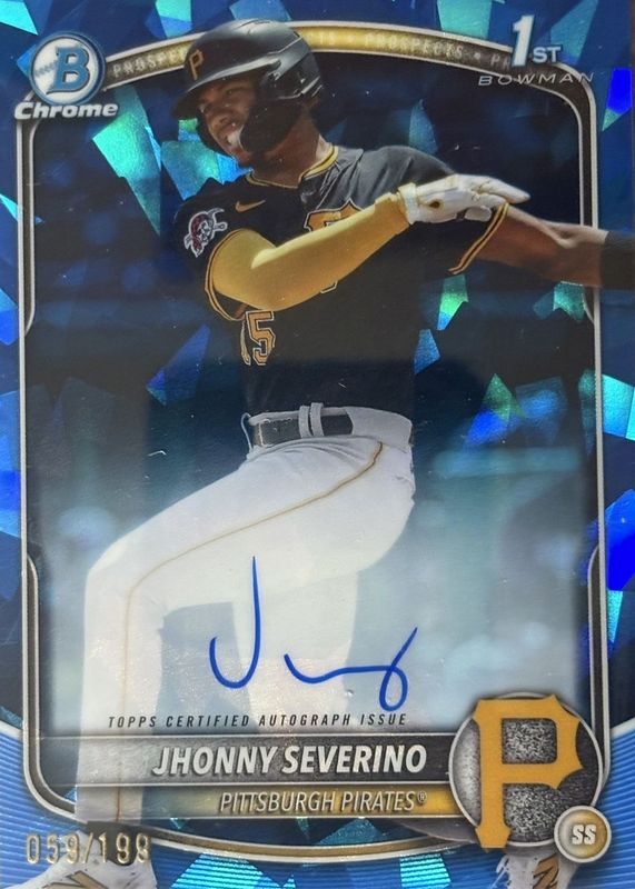 2025 Bowman Chrome Sapphire Edition #CPSA-JS Prospect Auto /199 (1st)