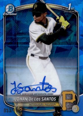 2025 Bowman Chrome Sapphire Edition #CPSA-JDL Prospect Auto /199 (1st)