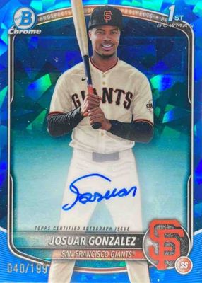 2025 Bowman Chrome Sapphire Edition #CPSA-JG Prospect Auto /199 (1st)