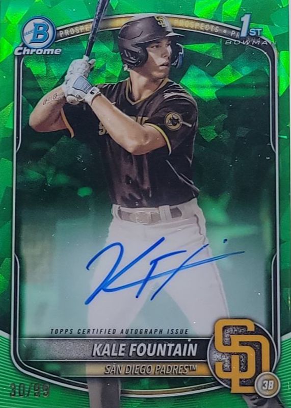 2025 Bowman Chrome Sapphire Edition #CPSA-KFO Prospect Auto - Green /99 (1st)