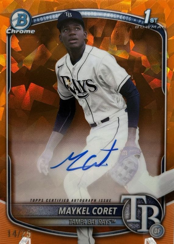 2025 Bowman Chrome Sapphire Edition #CPSA-MC Prospect Auto - Orange /25 (1st)