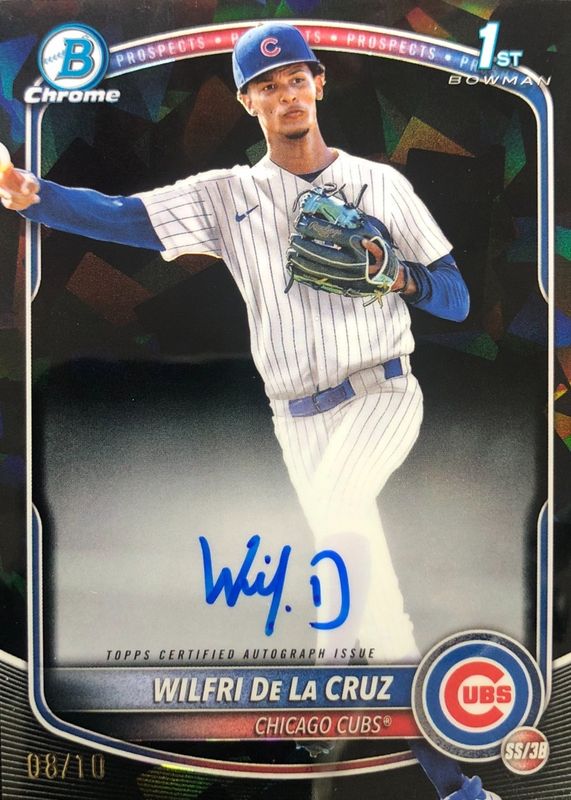 2025 Bowman Chrome Sapphire Edition #CPSA-WD Prospect Auto - Black /10 (1st)