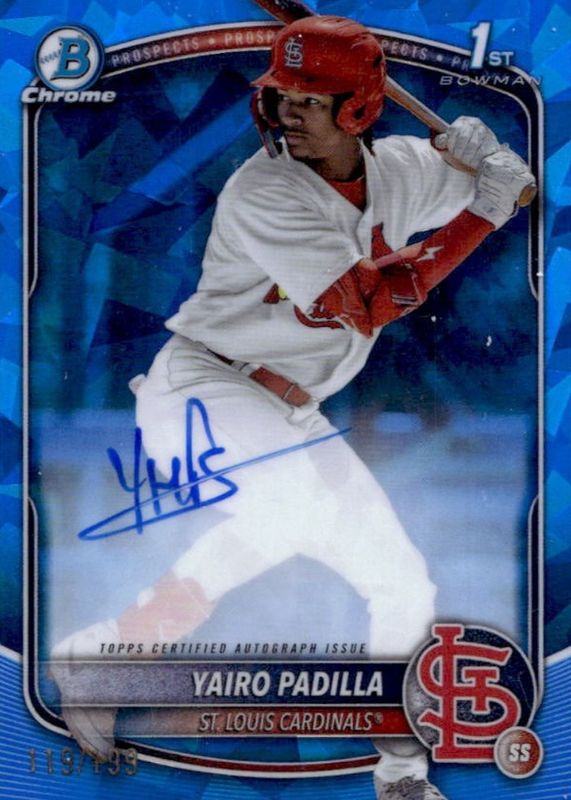 2025 Bowman Chrome Sapphire Edition #CPSA-YP Prospect Auto /199 (1st)