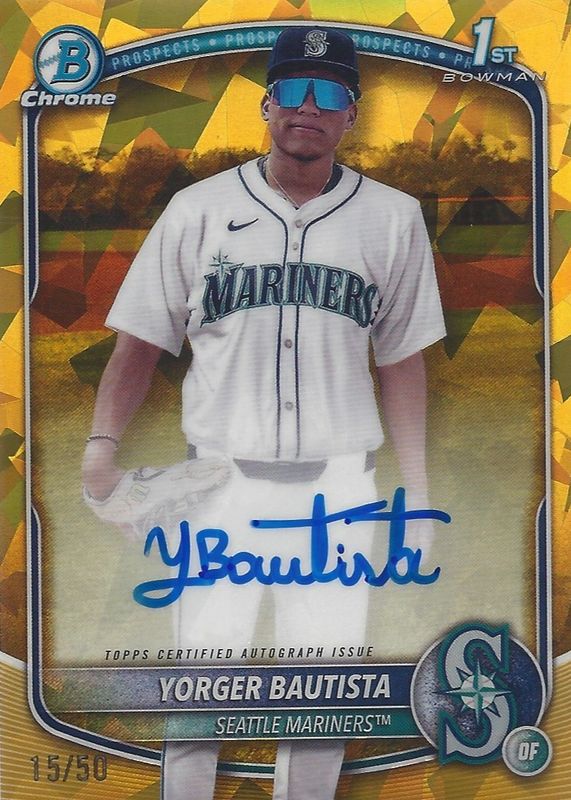 2025 Bowman Chrome Sapphire Edition #CPSA-YB Prospect Auto - Gold /50 (1st)
