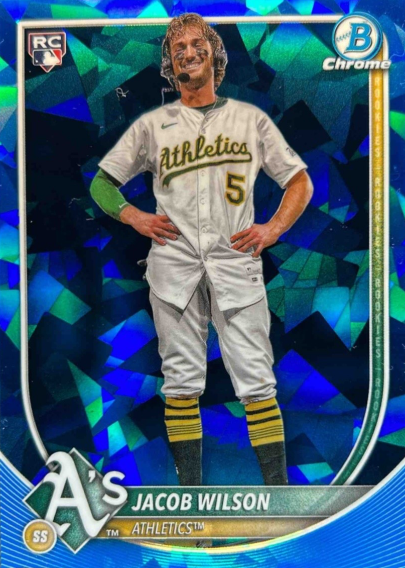 Jacob Wilson 2025 Bowman Chrome Sapphire Edition #1 Image Variation ...