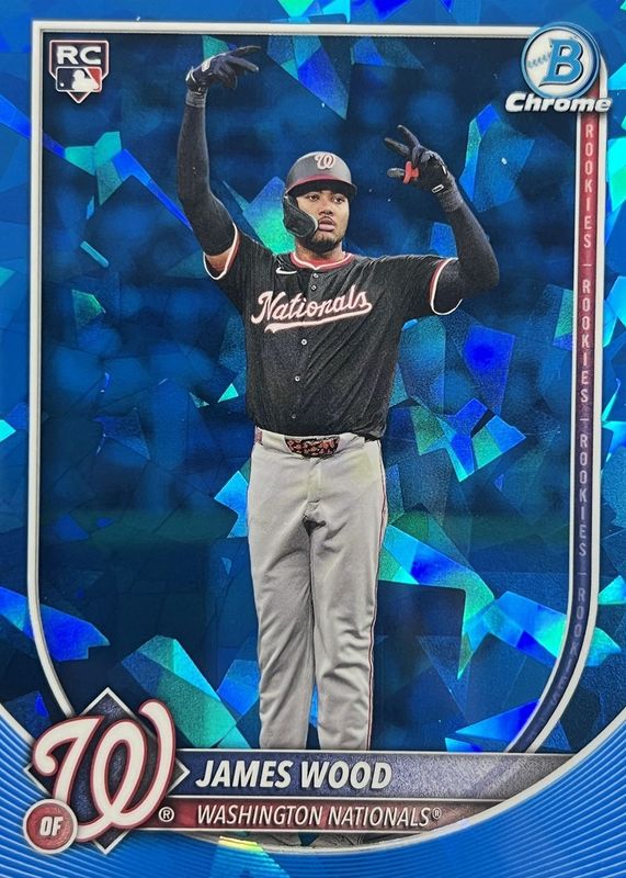 James Wood 2025 Bowman Chrome Sapphire Edition #29 Image Variation Rookie RAW