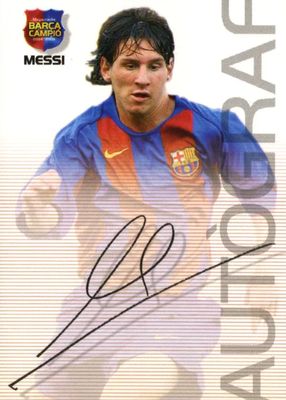2004 Panini Megacracks Barca Campio #89 Base (Autografo)