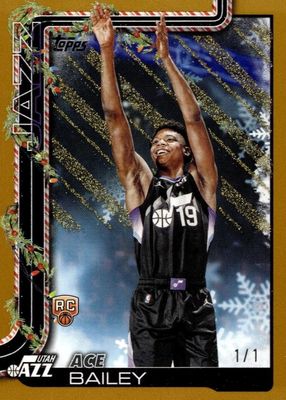 2025 Topps Holiday #H165 Golden Glitter /1