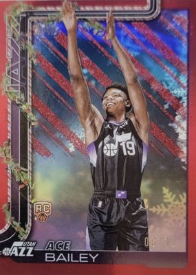 2025 Topps Holiday #H165 Red Metallic Glitter /10