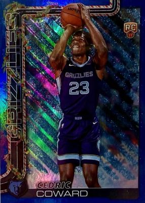 2025 Topps Holiday #H171 Blue Metallic Glitter