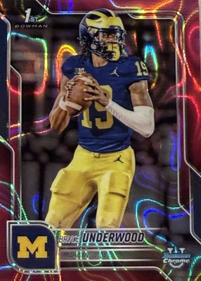 2025 Bowman Chrome University #196 Pink Lava Refractor (1st)