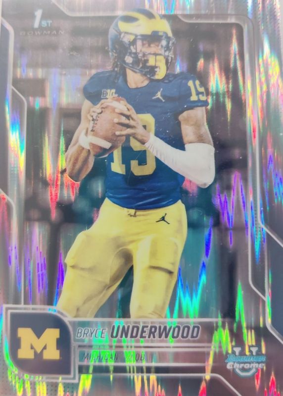 2025 Bowman Chrome University #196 Stealth Refractor (1st)