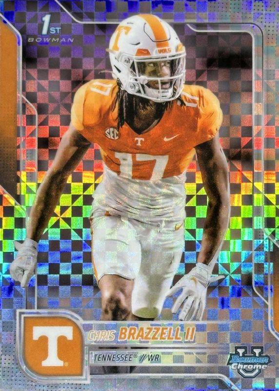 2025 Bowman Chrome University #69 X-Fractor (1st)