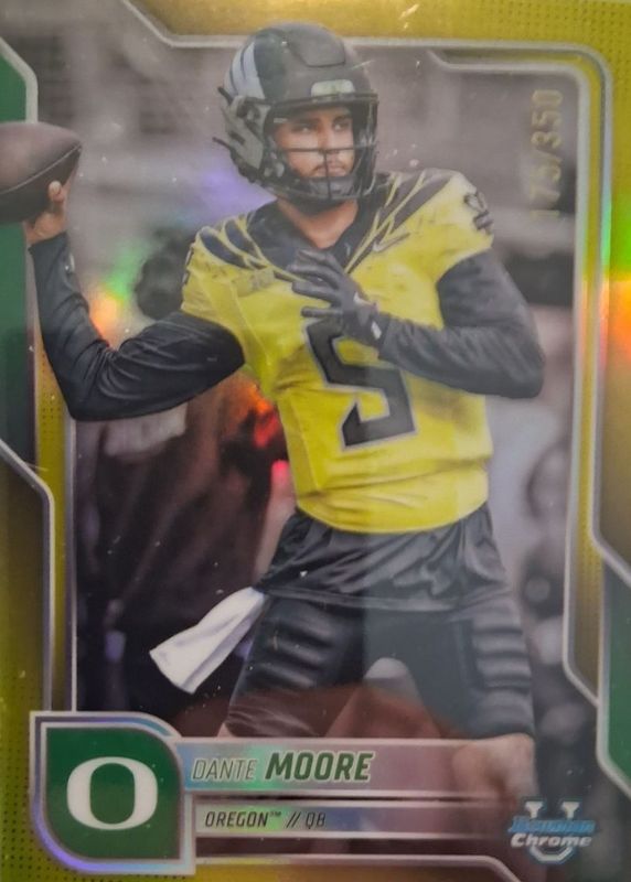 2025 Bowman Chrome University #137 Yellow Refractor /350