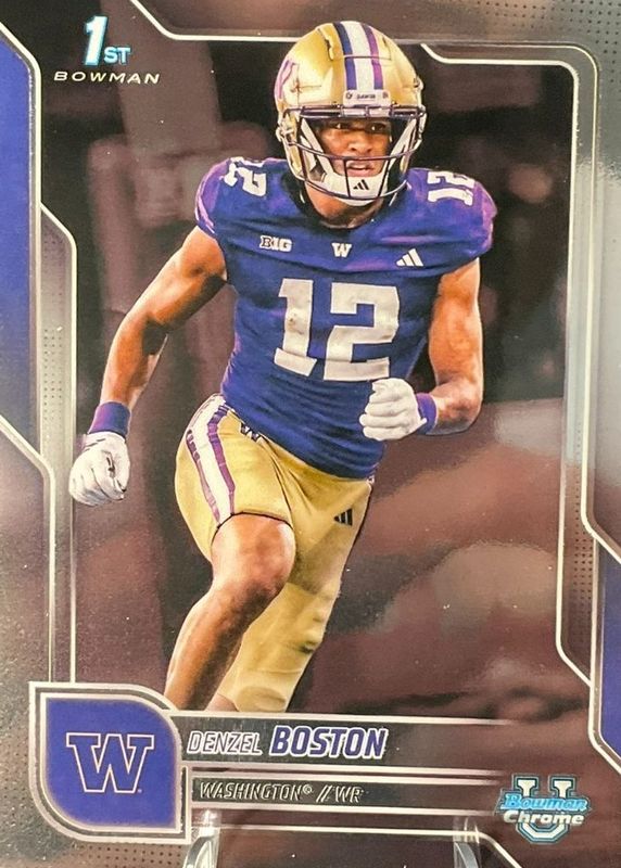 2025 Bowman Chrome University #34 Base (1st)