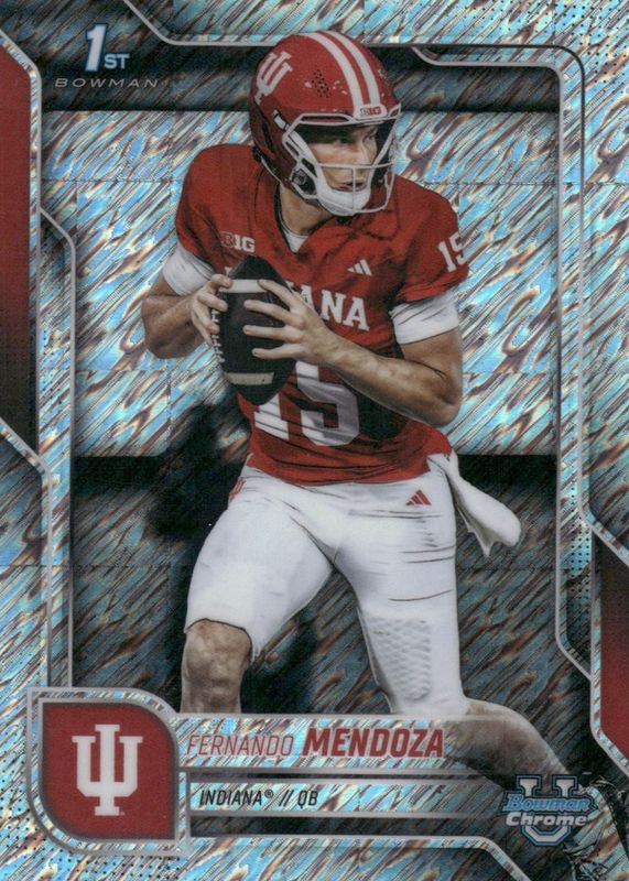 2025 Bowman Chrome University #109 Shimmer Refractor (1st)