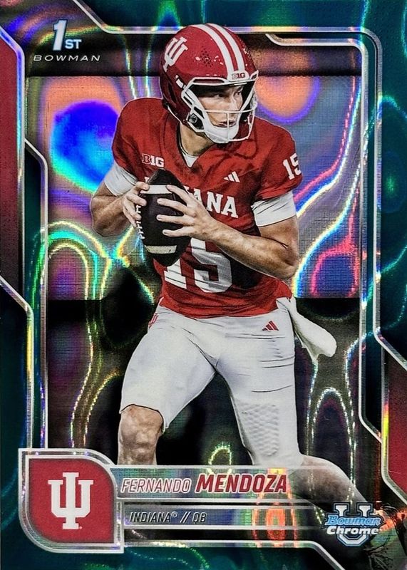 2025 Bowman Chrome University #109 Teal Lava Refractor (1st)