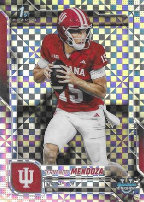 2025 Bowman Chrome University #109 X-Fractor (1st)