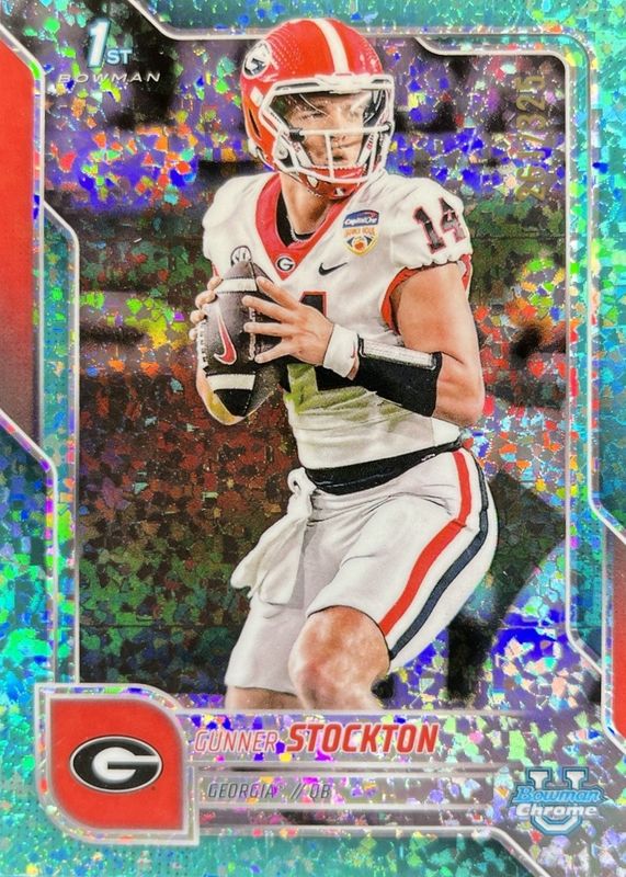 2025 Bowman Chrome University #131 Aqua Mini-Diamond Refractor /325 (1st)