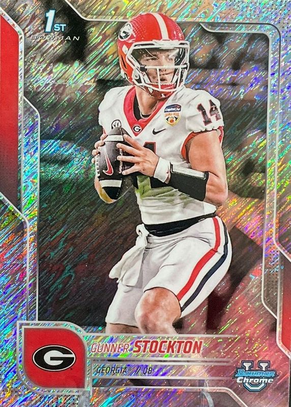 2025 Bowman Chrome University #131 Shimmer Refractor (1st)