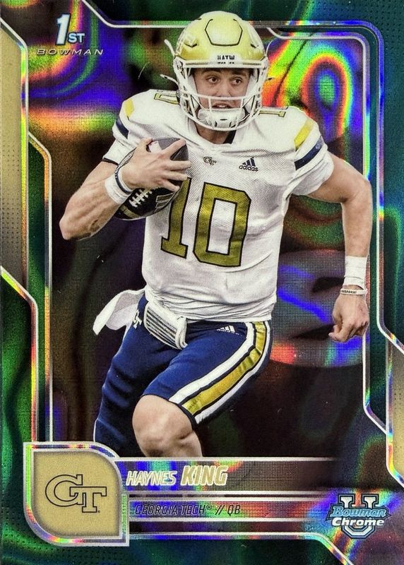 2025 Bowman Chrome University #142 Teal Lava Refractor (1st)